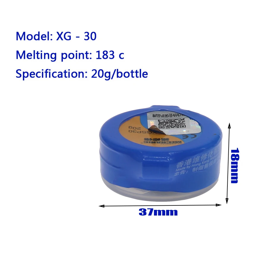 Аутентичная MECHANIC XG SP30 паяльная паста SMT патч 30|Сварочные флюсы| |