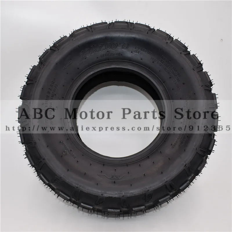 19x7. 00-8 ATV 8 дюймов шины четыре колеса vehcile мотоцикл подходит для 50cc 70cc 110cc 125cc маленький ATV передние задние колеса Kayo китайские