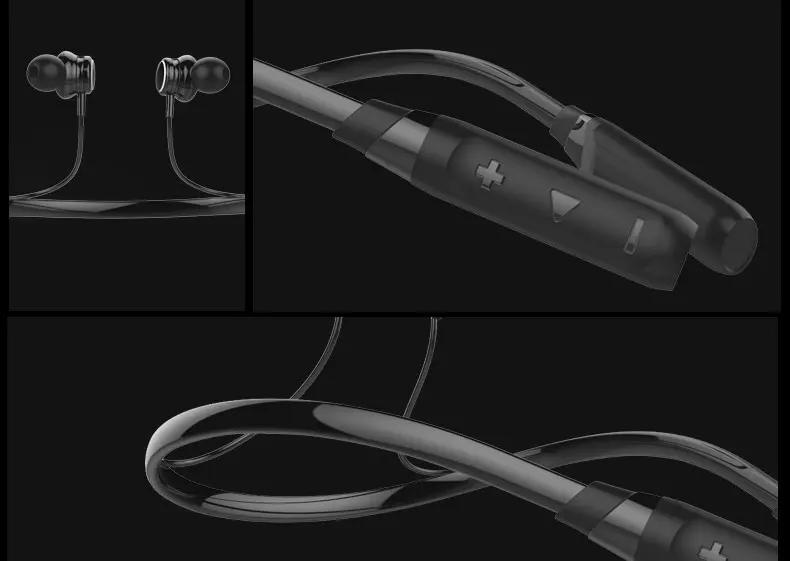 Bluetooth беспроводной наушник улучшенный V4.2 CSR чип Шейная гарнитура CVC
