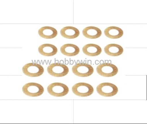 

HBX part 16811 Washers 6.3*12.5*0.2mm 16pcs for 1/16 RC Model Buggy Car Truck