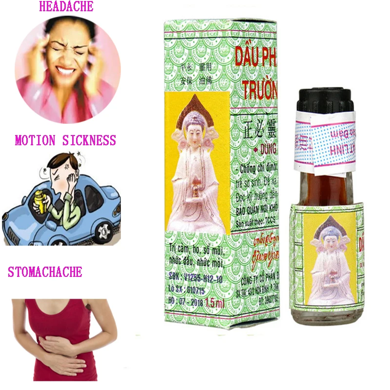 

Natural Herbal Buddha Ointment Oil Treatment for headaches, stomachaches, carsickness, etc. makes you relaxed.