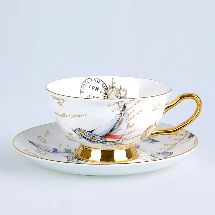 Горячая Распродажа винтажный набор кофейных чашек керамические чашки черного