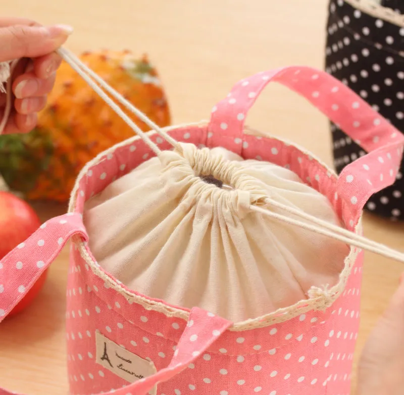 Сумка для ланча Indira термальная изолированная сумка в горошек терминал