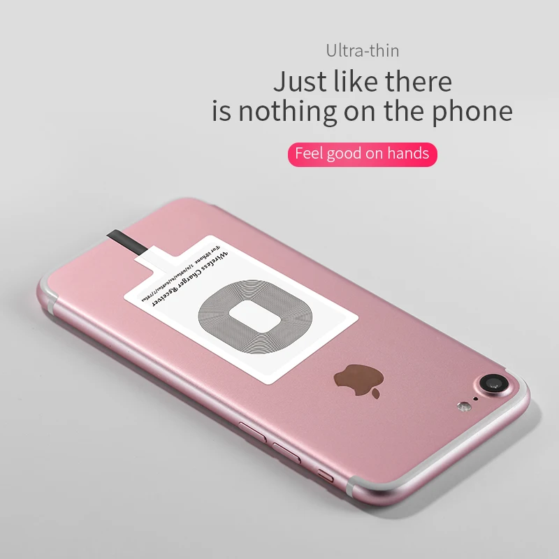 HOCO Беспроводное зарядное устройство приемник для iPhone 5/5S/6/6s Plus/7 QI адаптер USB Type-c
