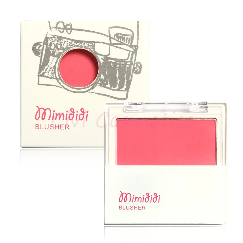 Pure Color Ready Makeup Blush Blusher Palette Free Brush inside Silky Mineral Texture|makeup cabinet|blusher brushmakeup jar |