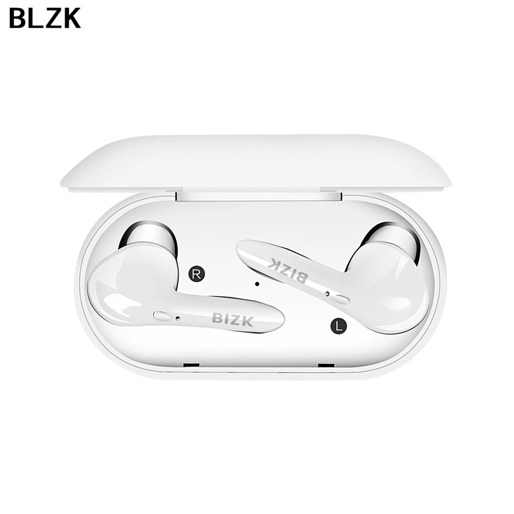 BLZK Bluetooth наушники истинные беспроводные стерео с встроенным HD микрофоном