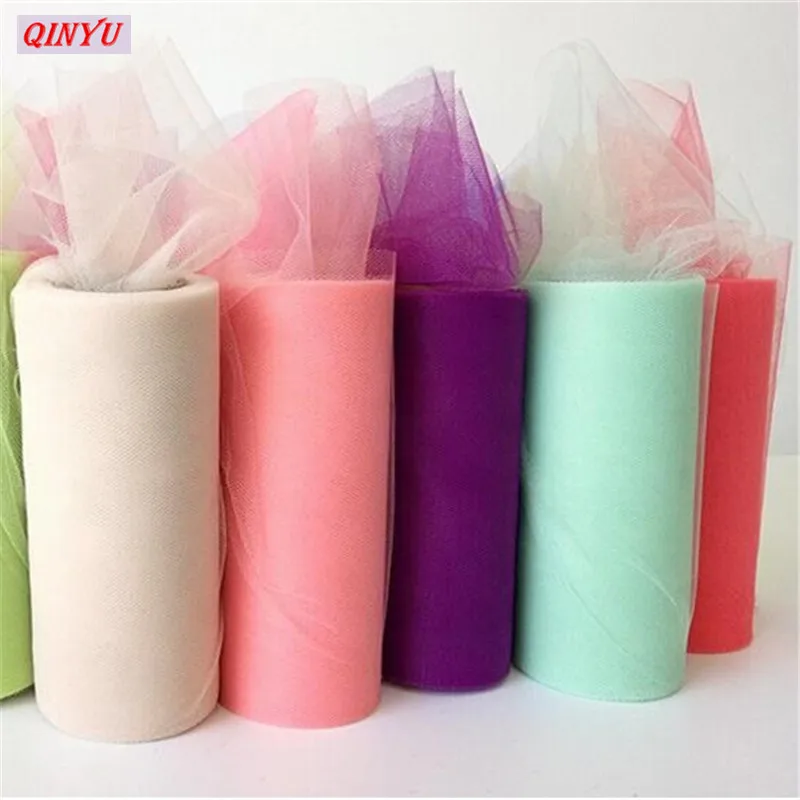 Рулон тюля (22 м/рулон) катушка органзы мягкая пачка украшение для свадьбы