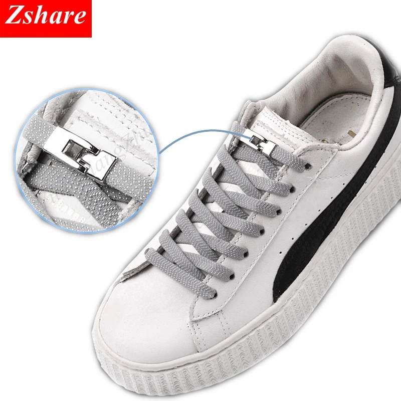 

1 Second Quick No Tie Shoelaces Elastic Cross buckle ShoeLaces Kids Adult Unisex Sneakers Shoelace Lazy Laces Strings