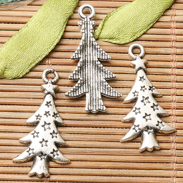 Фотообои с маленькими звездами EF2637 12 шт.|tree charm|christmas tree charmslittle charms |