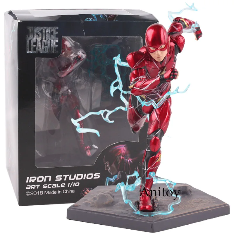 Justice League The Flash Iron Studio художественные весы 1/10 ПВХ Лига Справедливости фигурка Коллекционная модель игрушки 15 см горячие игрушки