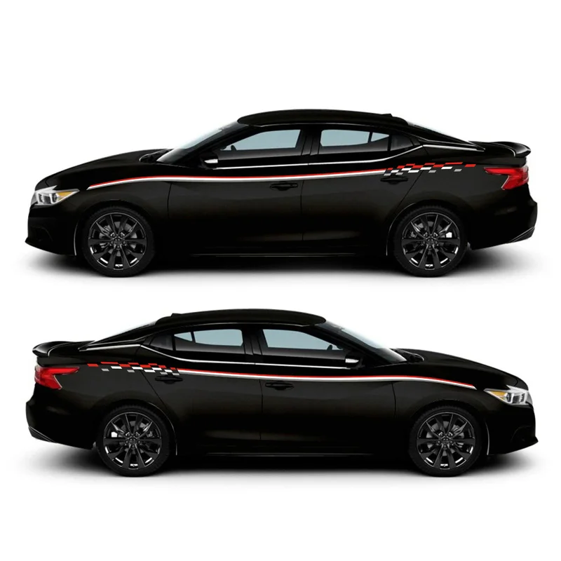 World Datong Racing Sport Stripes для Nissan MAXIMA SPORT Mark Levinson, автомобиль с обеих сторон, индивидуальная наклейка, спортивные авто наклейки