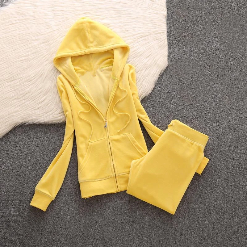 Женские брендовые бархатные спортивные костюмы 2020 Велюровый костюм женский