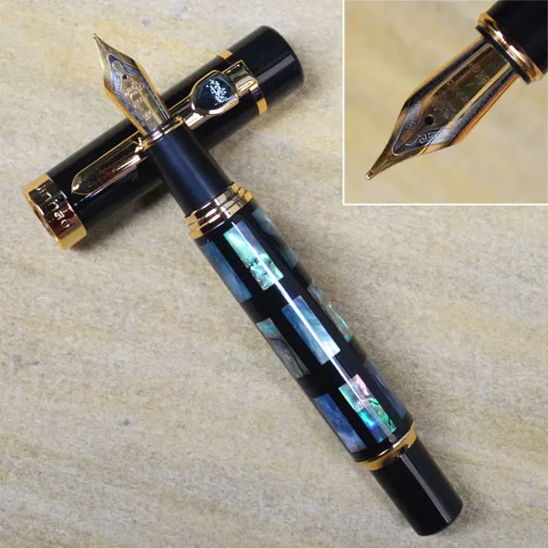 JINHAO 650 перьевая ручка с разноцветным наконечником в виде морской оболочки без
