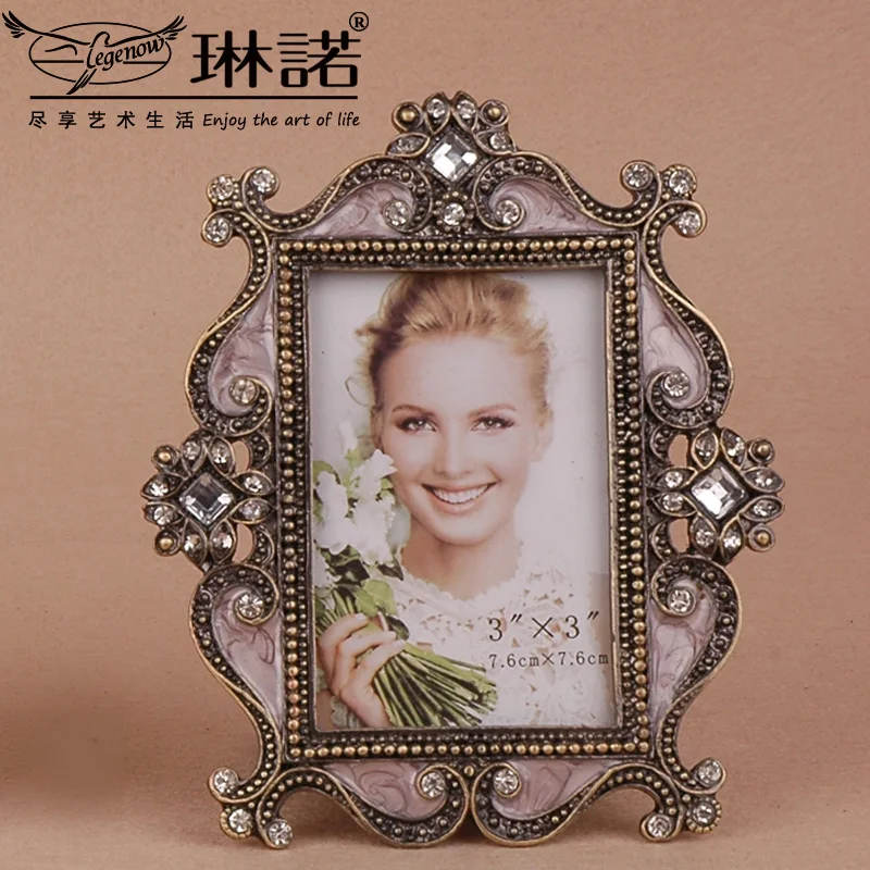 3 дюйма Винтаж висит рамки для фото детей дня рождения маленькая фоторамка Декор