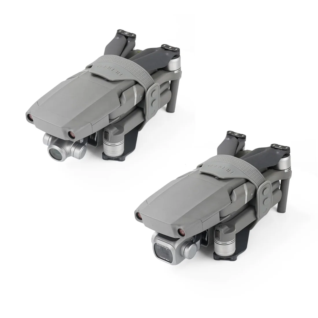 Силиконовый нож держатель фиксатор защитный фиксатор пропеллера для DJI MAVIC 2 Pro/Mavic 2 Zoom Drone протектор RC UAV наборы Серый