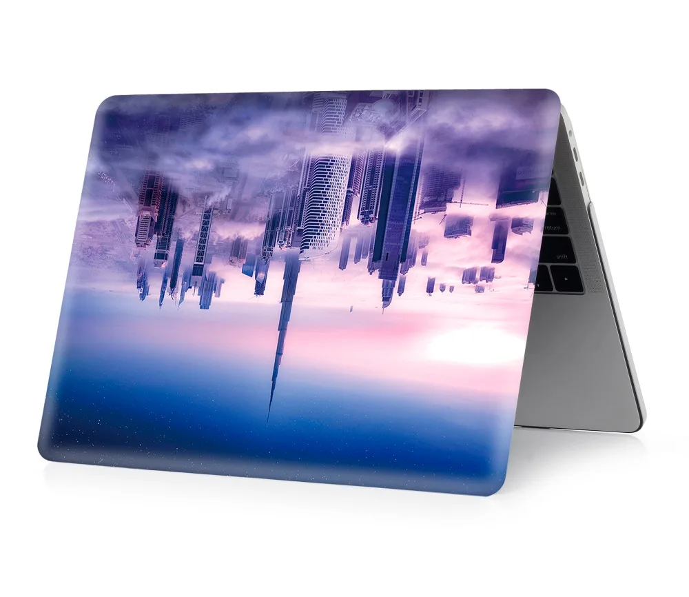 Чехол для ноутбука с цветной печатью для Macbook Air 11 13 Pro retina 12 13 15 дюймов цвета Pro 13,3 15,4 Air 13 с сенсорной панелью