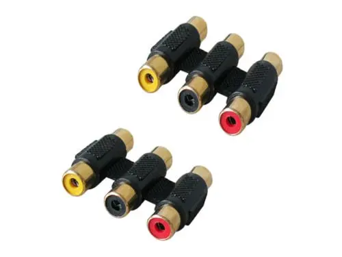

Female To Female RCA AV Coupler Adapter Cable Component 1PC