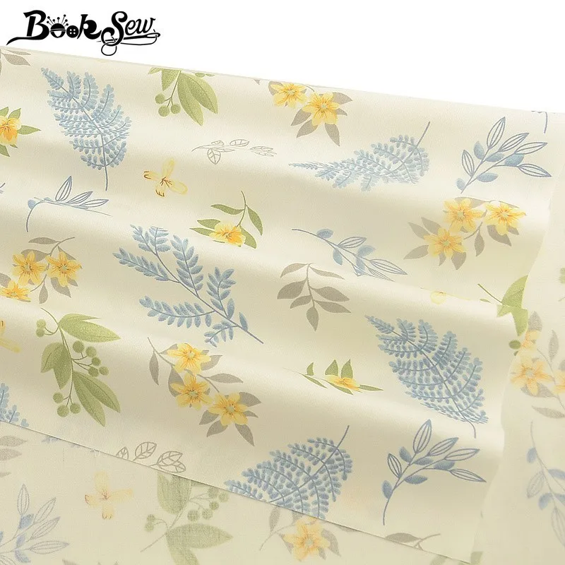 Booksew 100% хлопковая ткань с цветочным принтом Telas Tissu африканская сделай сам платье