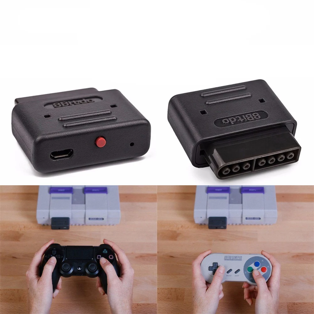 8Bitdo Ретро приемник с микро USB кабель для всех систем SNES стиль контроллер порт