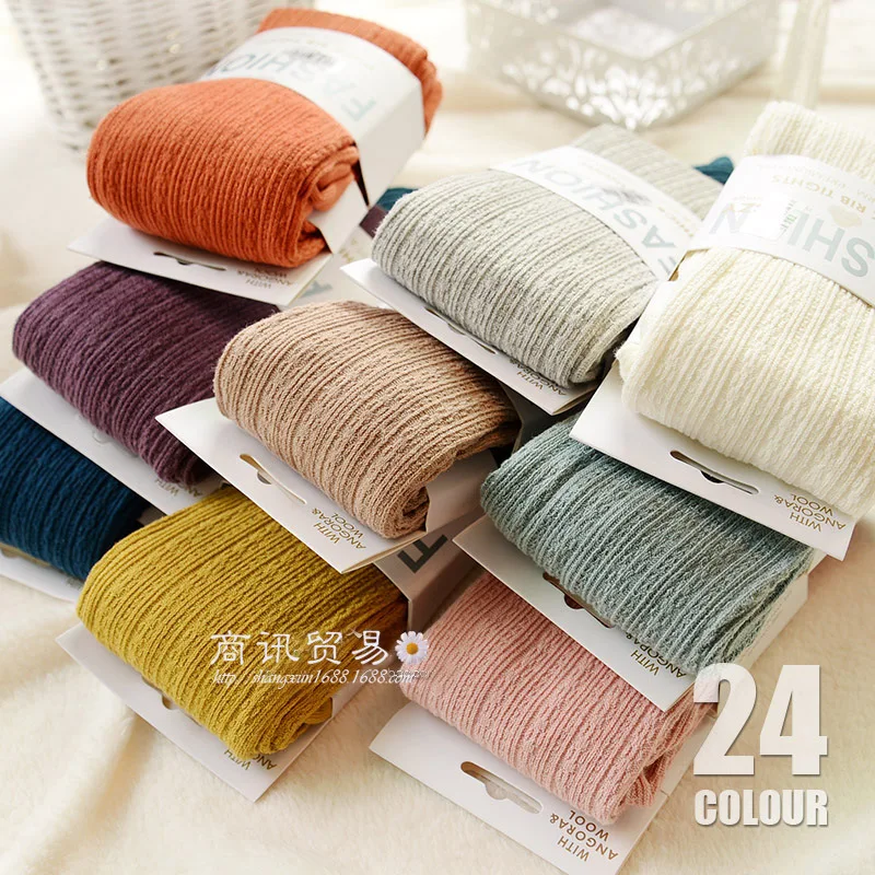 Плотные колготки для осени и зимы оптовая продажа хлопковых трикотажных в