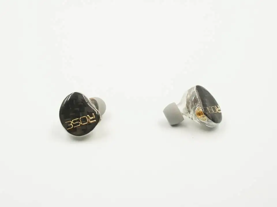 Роза Маргарет двойной Динамический драйвер Audiophile MMCX наушники-вкладыши IEMs - Цвет: Carbon Gray