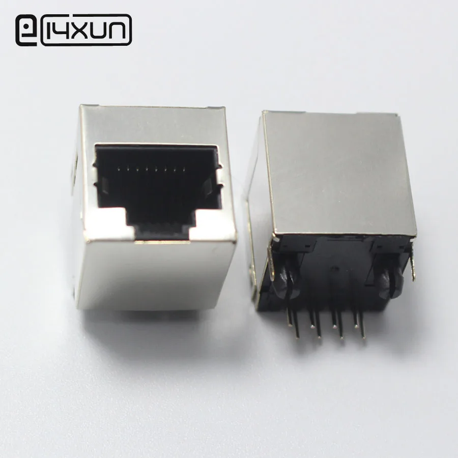 2 шт. гнездо RJ45 Femlae без светодиодный светильник Ки 5524 сетевой разъем вертикальный