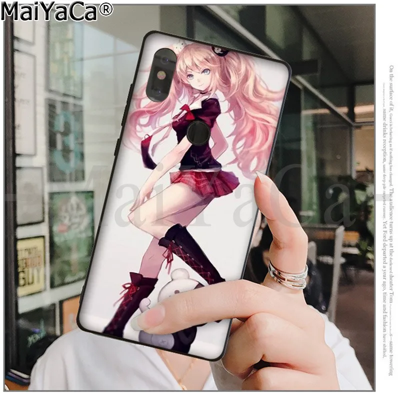 

MaiYaCa danganronpa Colorful Cute Phone Case for Xiaomi Redmi 5 5Plus Note4 4X Note5 6A Mi 6 Mix2 Mix2S