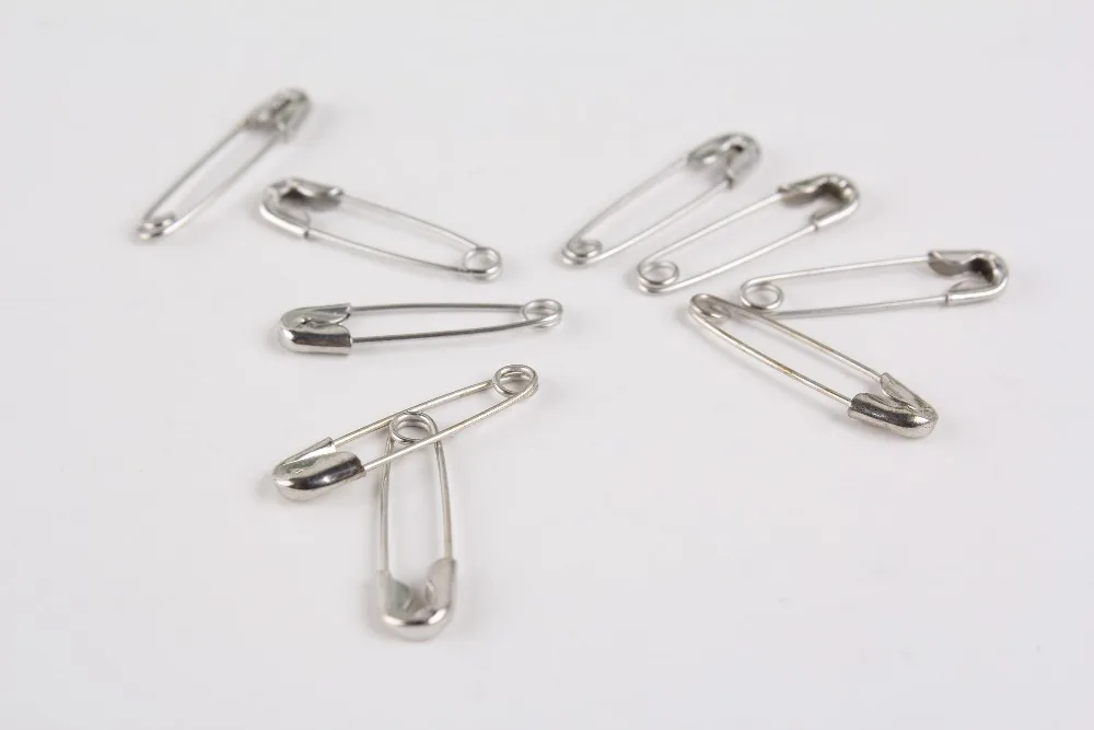 2000 шт маленькие серебряные защитные булавки для одежды размером 4/5 ''Длина (18