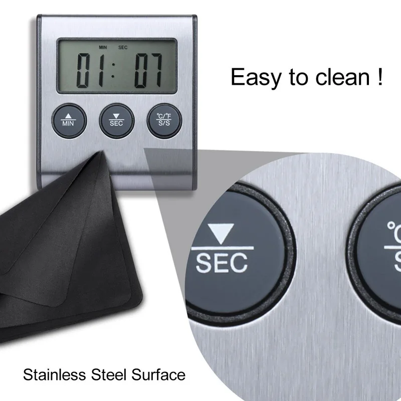 Многофункциональный цифровой Гриль барбекю печь термометр для мяса/еда