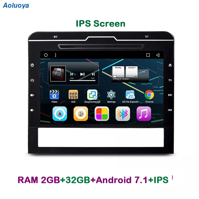 Aoluoya 9 &quotIPS 2G RAM 32G ROM четырехъядерный 2 Din Android автомобильный Радио DVD GPS плеер для Toyota