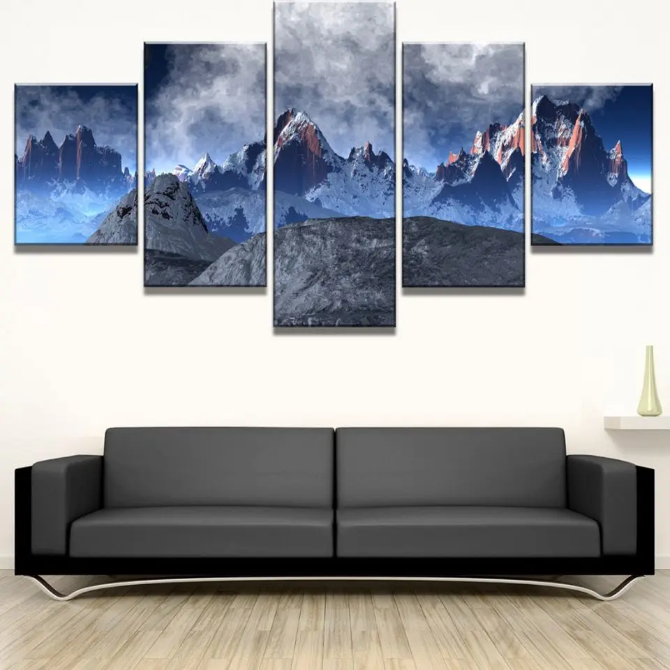 Настенный плакат на холсте Декор для дома 5 шт.|Рисование и каллиграфия| |