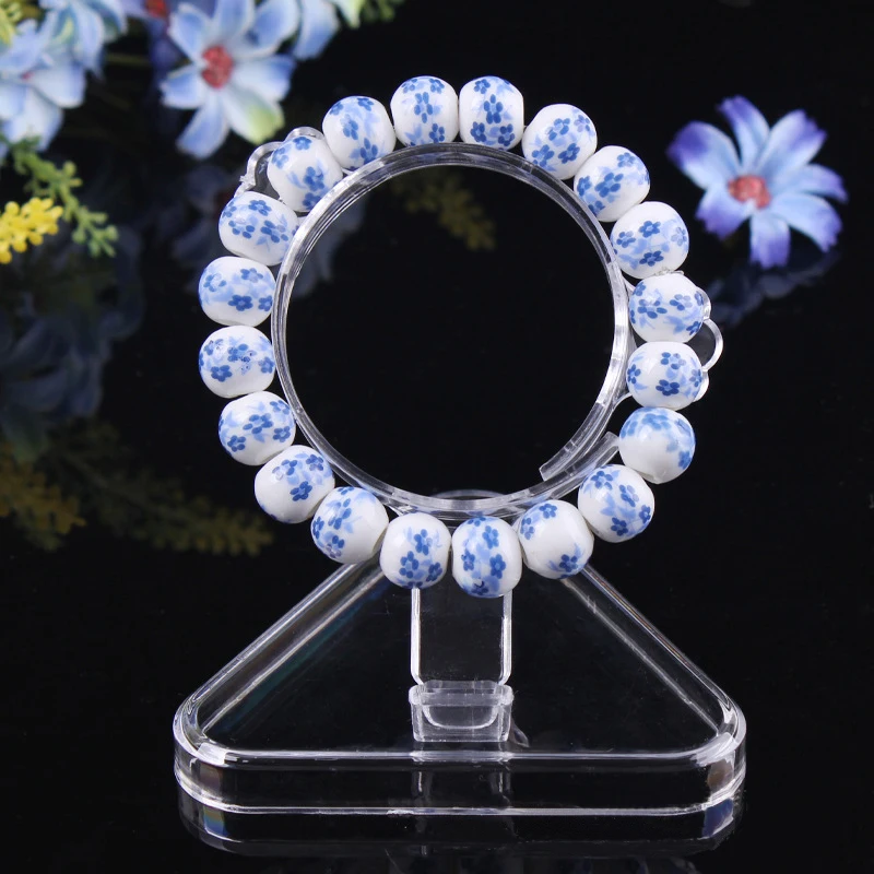 10 шт./лот оптовая продажа прозрачный пластиковый держатель для браслета