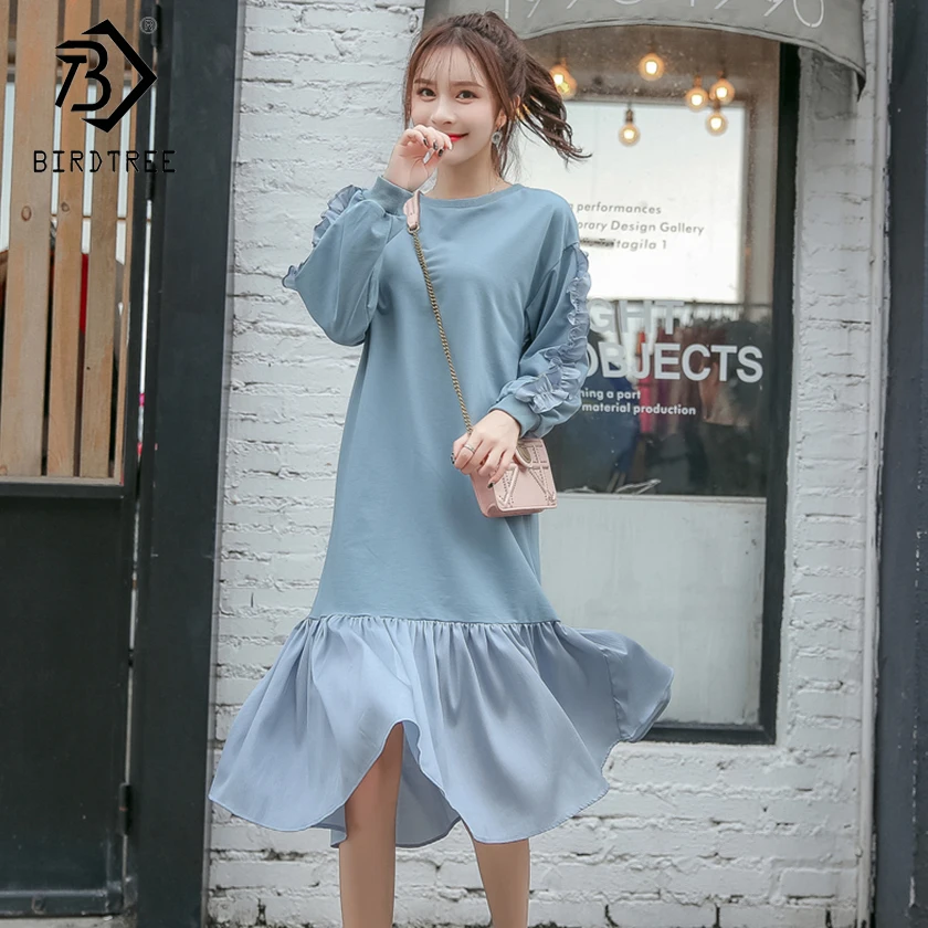 2018 Новое поступление повседневные летние платья с круглым вырезом модная