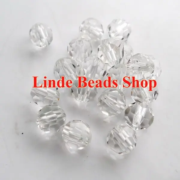 

Free shipping AAA Top Quality 10mm Crystal Clear colour Crystal 5000 Round faced Beads 200pcs/lot RB1000401