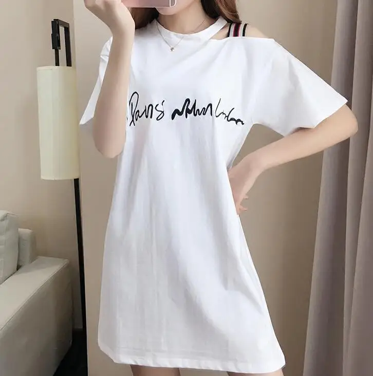 XL 5XL плюс Размеры с открытыми плечами Лето Топы корректирующие короткие Sleee