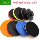 1 шт 3456 Дюймовой резьбой Флокирование наждачная бумага присоски площадку M10 M14 M16 самостоятельно адгезия шлифовальный диск бэк-pad Мощность Jil Sander Запчасти