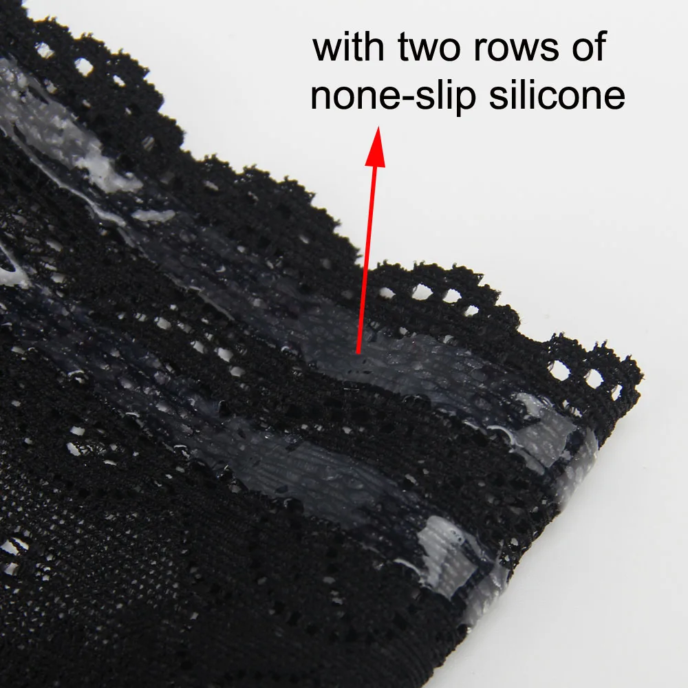 2019 черные летние сексуальные Нескользящие кружевные носки с цветочным узором