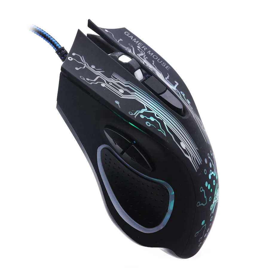 FASTDISK игровая мышь 6 кнопок профессиональная компьютерная для ПК и ноутбука