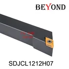 BEYOND 12 мм SDJCL SDJCL1212H07 DCMT070204-HM YBC251 держатель внешнего токарного инструмента карбидные вставки CNC фрезерный резец хвостовик