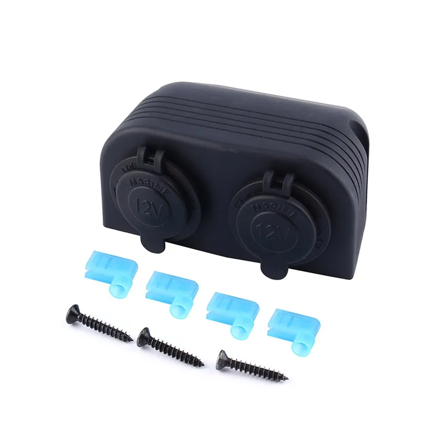 Двухпортовый автомобильный катер 12 в прикуриватель разветвитель зарядное