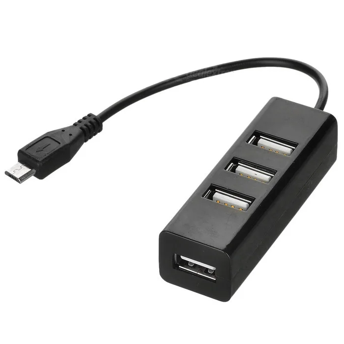 Микро USB для 4 портового концентратора 2 0 w/ OTG планшетного ПК/телефона|USB-хабы| |
