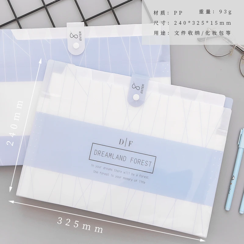 Document Bag File Folder Expanding Wallet Portable Organ A4 Organizer Paper Holder Office School Supplies Gift.W-0646 | Канцтовары для