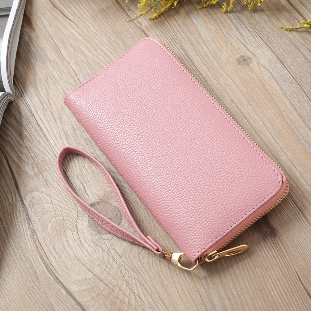 Женский кошелек из искусственной кожи длинный большой для путешествий 2019 | Багаж