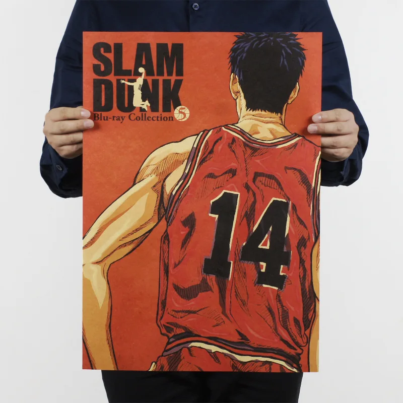 No.14 Mitsui Хисаси DUNK E/классический мультфильм комических Аниме/крафт бумага