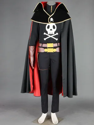 Captain Harlock костюм Для мужчин платье карнавальные костюмы прохладно Cospaly Galaxy Express