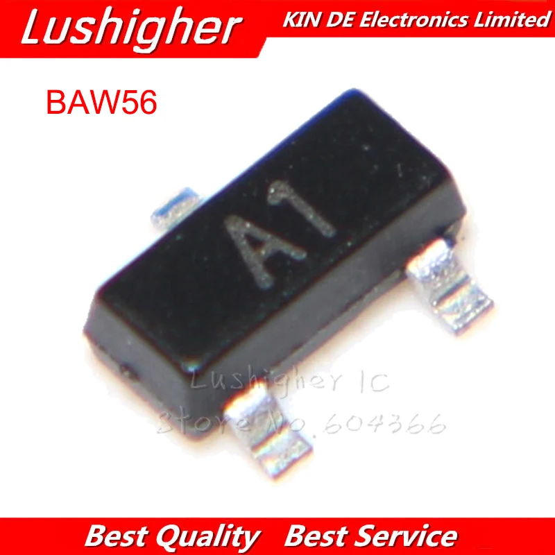 

50 шт BAW56 Sot23 маркировка: A1 A1t SOT-23 новый оригинальный