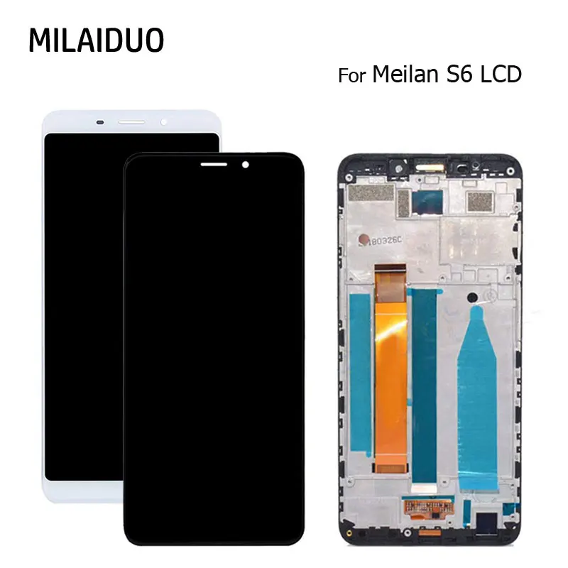 ЖК дисплей для Meizu M6S Meilan S6 mblu M712H M712Q сенсорный экран дигитайзер черный белый цвет