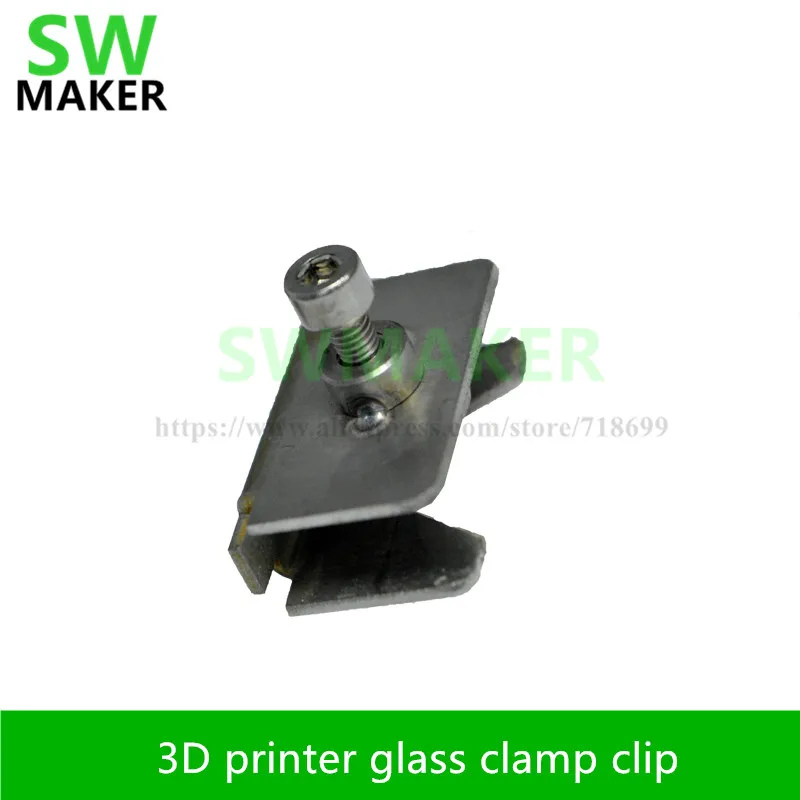 Swmaker 4 шт. 3D принтера специальные кровать с подогревом стекло зажим из нержавеющей стали для RepRap 3D принтер аксессуары части