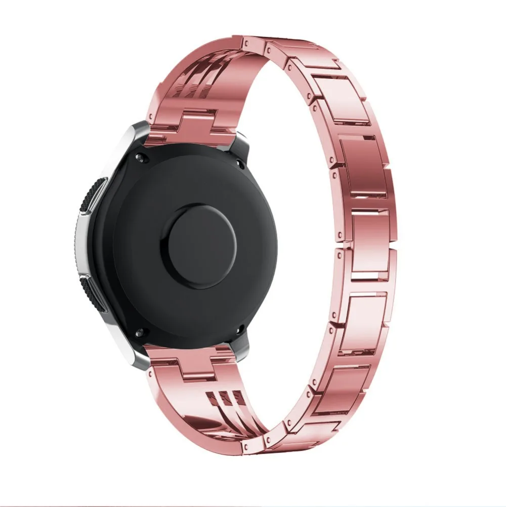 Ремешок из нержавеющей стали для samsung Galaxy Watch 46 мм смарт-часы замена металлического сплава горный хрусталь браслет для часов