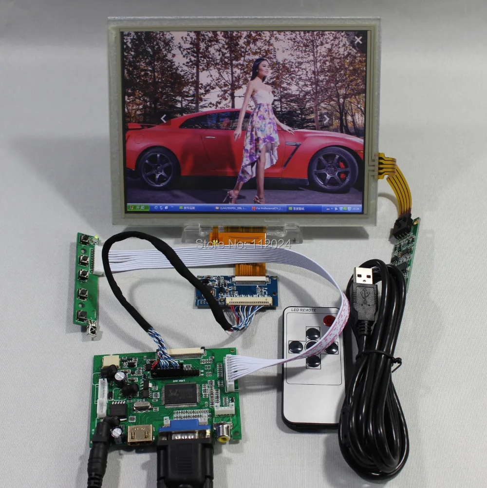 HD MI VGA 2AV lcd плата контроллера VS TY2662 V1 с 8 дюймов 1024x768 EJ080NA 04B 04C панель ЖК дисплея +